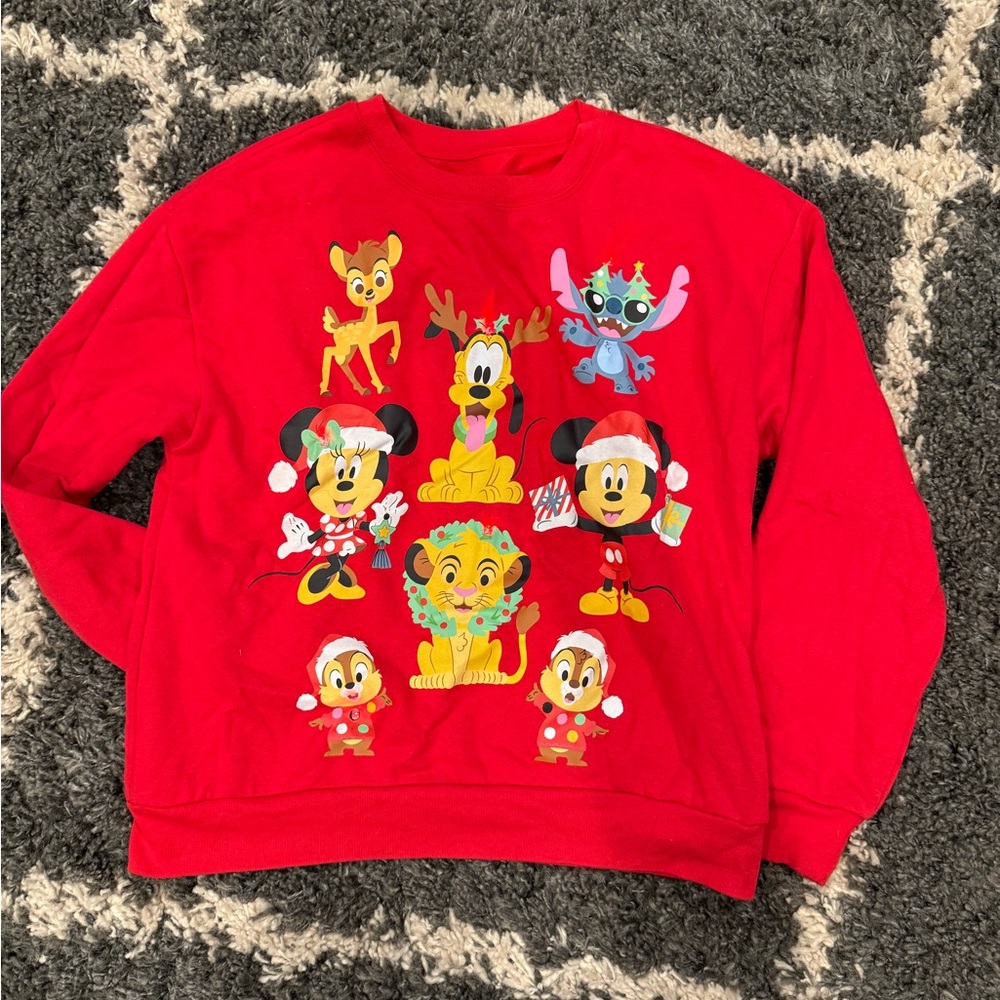 Disney light up Christmas sweatshirt size small NWOT